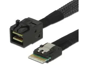 50cm Slimline SAS SFF-8654 38Pin Host to SFF-8643 HD Mini SAS Target Interconnect Cable, PCIe 4.0 Internal Server RAID Storage Cable 50cm Slimline SAS SFF-8654 38Pin Host to SFF-8643 HD Mini SAS Target Interconnect Cable, PCIe 4.0 Internal Server RAID Storage Cable