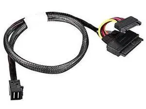 50CM Internal HD Mini SAS Cable SFF-8643 to U.2 SFF-8639, 12Gbps NVMe SSD Server Storage Cable with SATA Power 50CM Internal HD Mini SAS Cable SFF-8643 to U.2 SFF-8639, 12Gbps NVMe SSD Server Storage Cable with SATA Power