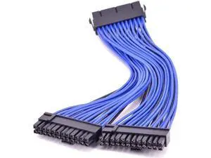 ATX 24Pin 1-to-2 PSU Splitter Extension Cable, 20+4 Pin Male to Dual Female Motherboard Power Adapter Cord for Desktop PC Internal Wiring ATX 24Pin 1-to-2 PSU Splitter Extension Cable, 20+4 Pin Male to Dual Female Motherboard Power Adapter Cord for Desktop PC Internal Wiring