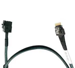 1M Slimline SAS Cable SFF-8654 4i 38Pin to SFF-8087 4i 36Pin, PCIe 4.0 & SAS 3.0 Dual Protocol Server Storage Cable 1M Slimline SAS Cable SFF-8654 4i 38Pin to SFF-8087 4i 36Pin, PCIe 4.0 & SAS 3.0 Dual Protocol Server Storage Cable