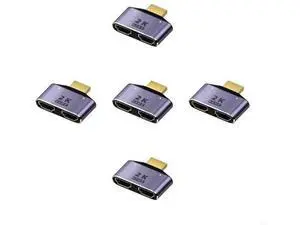 5-Pack HDMI Splitter 1 in 2 Out, 2K 1x2 Ports Powered Splitter, Full Ultra HD 1080P 3D Support for TV Monitor Projector 5-Pack HDMI Splitter 1 in 2 Out, 2K 1x2 Ports Powered Splitter, Full Ultra HD 1080P 3D Support for TV Monitor Projector