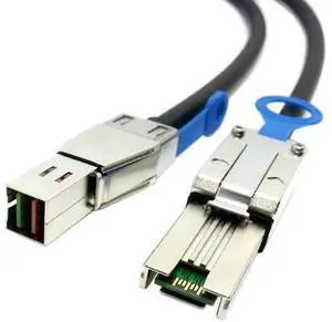 0.5M Mini SAS Server RAID Cable, SFF-8088 to SFF-8644 High Density HD External Storage Data Cable 0.5M Mini SAS Server RAID Cable, SFF-8088 to SFF-8644 High Density HD External Storage Data Cable