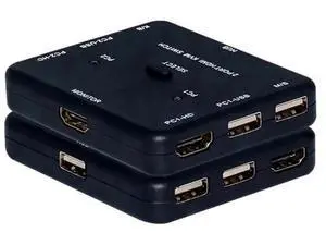 2 Port 4K HDMI KVM Switch with USB Hub, Multi-Functional Adapter Dock for Computer & LCD Monitor, Supports Data Transmission & Phone Charging 2 Port 4K HDMI KVM Switch with USB Hub, Multi-Functional Adapter Dock for Computer & LCD Monitor, Supports Data Transmission & Phone Charging
