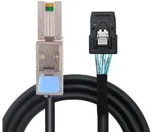 1M/3.3FT External Mini SAS Cable, 28AWG SFF-8088 26Pin Male to SFF-8087 36Pin Male Server Storage Data Cable 1M/3.3FT External Mini SAS Cable, 28AWG SFF-8088 26Pin Male to SFF-8087 36Pin Male Server Storage Data Cable