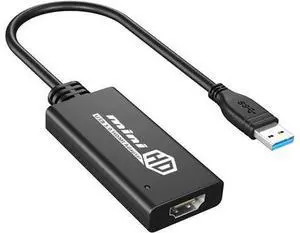 USB 3.0 to HDMI Adapter, 1080P HD Audio Video Converter Cable for Multi-Monitor Setup, Compatible with Windows 7/8/8.1/10, Not Support Vista & Linux USB 3.0 to HDMI Adapter, 1080P HD Audio Video Converter Cable for Multi-Monitor Setup, Compatible with Windows 7/8/8.1/10, Not Support Vista & Linux