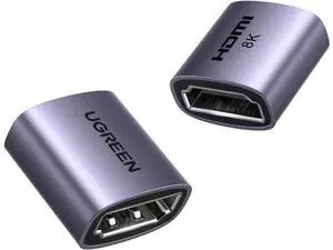 2 Pack Grey UGREEN HDMI 2.1 Female to Female Coupler, 48Gbps 8K@60Hz 4K@240Hz HDR eARC HDMI Extension Connector for HDTV Roku Stick Chromecast Laptop PC Switch 2 2 Pack Grey UGREEN HDMI 2.1 Female to Female Coupler, 48Gbps 8K@60Hz 4K@240Hz HDR eARC HDMI Extension Connector for HDTV Roku Stick Chromecast Laptop PC Switch 2