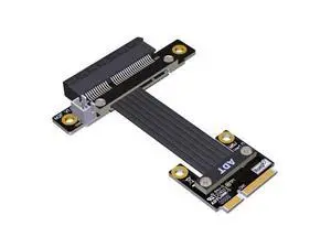 Mini PCIe to PCIE 4.0 x4 Extension Cable 16G/BPS Gen4 Full Speed Riser mPCIe Wireless Network Card Adapter (M62JF,15cm) Mini PCIe to PCIE 4.0 x4 Extension Cable 16G/BPS Gen4 Full Speed Riser mPCIe Wireless Network Card Adapter (M62JF,15cm)
