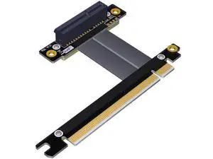 PCIe 3.0 X4 X8 Riser Extender for Gigabit Network Card Industrial SSD Pci-e 3.0 X4 X8 to X16 Extension PCI-Express 3.0 Cable (10cm,R32SL) PCIe 3.0 X4 X8 Riser Extender for Gigabit Network Card Industrial SSD Pci-e 3.0 X4 X8 to X16 Extension PCI-Express 3.0 Cable (10cm,R32SL)