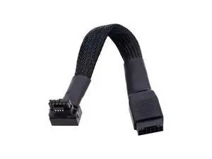 ATX3.0 PCI-E 5.0 12VHPWR Power Modular Cable Male to Female 90 Degree UP Angled Extension Cable ATX3.0 PCI-E 5.0 12VHPWR Power Modular Cable Male to Female 90 Degree UP Angled Extension Cable
