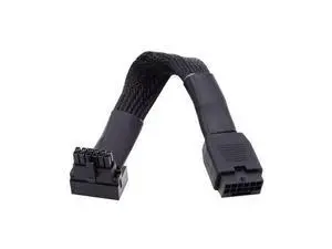 ATX3.0 PCI-E 5.0 12VHPWR Power Modular Cable Male to Female 90 Degree Down Angled Extension Cable ATX3.0 PCI-E 5.0 12VHPWR Power Modular Cable Male to Female 90 Degree Down Angled Extension Cable