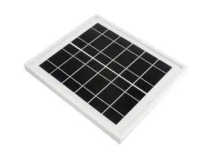 Solar Panel (6V 5W) with High Performance156 Monocrystalline Cell Toughened Glass Anodic Oxidation Aluminum Alloy for Use with Solar Power Manager Solar Panel (6V 5W) with High Performance156 Monocrystalline Cell Toughened Glass Anodic Oxidation Aluminum Alloy for Use with Solar Power Manager