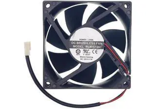 80x80x25mm Cooling Fan, PL80S12H DC12V 0.17A 2-Wire Replacement Fan 80x80x25mm Cooling Fan, PL80S12H DC12V 0.17A 2-Wire Replacement Fan