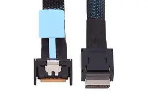 Oculink SFF-8611 4i Male to PCI-E 5.0 MCIO 4i 38Pin SFF-TA-1016 Mini Cool Edge IO Male PCI Expansion Cable 0.5M Oculink SFF-8611 4i Male to PCI-E 5.0 MCIO 4i 38Pin SFF-TA-1016 Mini Cool Edge IO Male PCI Expansion Cable 0.5M