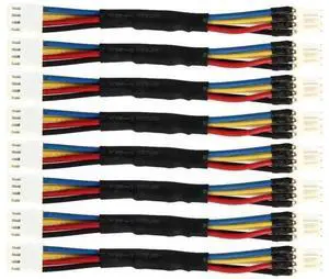 8PCS Fan Speed Reduction Cable, 4Pin Male to Female Connector, Fan Noise Reduction Temperature Control Wire 8PCS Fan Speed Reduction Cable, 4Pin Male to Female Connector, Fan Noise Reduction Temperature Control Wire