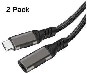 6.6FT/2M USB C Extension Cable, USB 3.2 Gen2 10Gbps Nylon Braided Type C Male to Female Extender Cord for MacBook, USB C Hub, Switch 6.6FT/2M USB C Extension Cable, USB 3.2 Gen2 10Gbps Nylon Braided Type C Male to Female Extender Cord for MacBook, USB C Hub, Switch