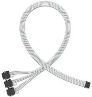 White PCIe 5.0 12VHPWR PSU Extension Cable, 16AWG 16Pin(12+4) GPU Power Cord Compatible with RTX 3090Ti/4080/4090, 3PCS 30CM Each White PCIe 5.0 12VHPWR PSU Extension Cable, 16AWG 16Pin(12+4) GPU Power Cord Compatible with RTX 3090Ti/4080/4090, 3PCS 30CM Each