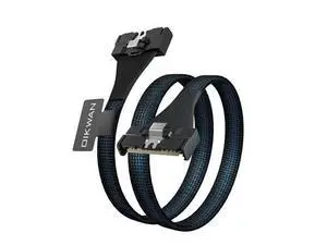 MCIO PCIE 5.0 74Pin Male SlimSAS 8i to MCIO 8i Mini Cool Edge IO High-Speed Extender Cable MCIO PCIE 5.0 74Pin Male SlimSAS 8i to MCIO 8i Mini Cool Edge IO High-Speed Extender Cable