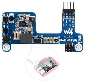 PoE HAT (E) Compatible with Raspberry Pi 3B+/4B 802.3af-Compliant, Fully Isolated Switched-Mode Power Supply (SMPS) PoE HAT (E) Compatible with Raspberry Pi 3B+/4B 802.3af-Compliant, Fully Isolated Switched-Mode Power Supply (SMPS)