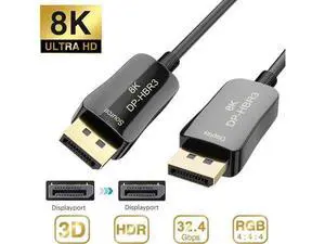 3.3FT DP 1.4 Cable, Gold-Plated DisplayPort to DisplayPort Cord Supports 8K@60Hz 4K@144Hz for Gaming Monitor Laptop PC Projector TV 3.3FT DP 1.4 Cable, Gold-Plated DisplayPort to DisplayPort Cord Supports 8K@60Hz 4K@144Hz for Gaming Monitor Laptop PC Projector TV