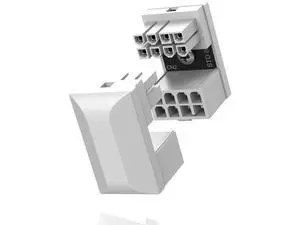 2-Pack White 180-Degree U-Turn PCIe 8Pin GPU Power Angle Adapter Board, VGA Graphics Card Power Steering Connector for Desktop PCs 2-Pack White 180-Degree U-Turn PCIe 8Pin GPU Power Angle Adapter Board, VGA Graphics Card Power Steering Connector for Desktop PCs