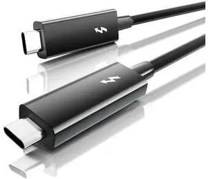 2.3ft/0.7m Thunderbolt 3 Cable, USB-C to USB-C, 40Gbps, 100W Charging, 5K/4K@60Hz Video for MacBook, Docking Station, Dell, iPad Air 4 & iPad Pro 2025 2.3ft/0.7m Thunderbolt 3 Cable, USB-C to USB-C, 40Gbps, 100W Charging, 5K/4K@60Hz Video for MacBook, Docking Station, Dell, iPad Air 4 & iPad Pro 2025