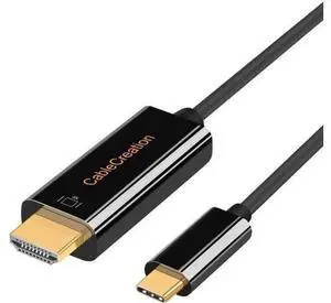 CableCreation 2-Pack 6FT USB-C to HDMI Cable, Thunderbolt 3 Supported 4K Type-C Cord for MacBook Pro, iPad Pro, iMac 2017, Chromebook Pixel, XPS 13/15 CableCreation 2-Pack 6FT USB-C to HDMI Cable, Thunderbolt 3 Supported 4K Type-C Cord for MacBook Pro, iPad Pro, iMac 2017, Chromebook Pixel, XPS 13/15