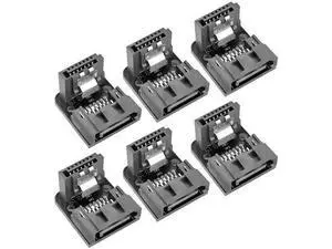6 Pack 90 Degree Angled SATA 7Pin Adapter, 7Pin Male to 7Pin Female SATA Converter for Desktop Motherboard SSD HDD 6 Pack 90 Degree Angled SATA 7Pin Adapter, 7Pin Male to 7Pin Female SATA Converter for Desktop Motherboard SSD HDD