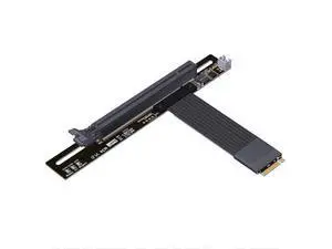 M.2 NGFF NVMe-Compatible Key M to PCI-E 4.0 x16 Extension Cable 64G/BPS PCIe4.0 x4 gen4 for Graphics Card (M41-M34/25CM) M.2 NGFF NVMe-Compatible Key M to PCI-E 4.0 x16 Extension Cable 64G/BPS PCIe4.0 x4 gen4 for Graphics Card (M41-M34/25CM)