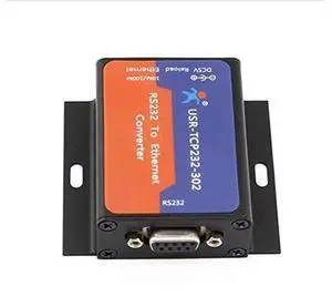 TCP232-302 RS232 Serial to RJ45 Ethernet Adapter IP Converter/Device Server TCP232-302 RS232 Serial to RJ45 Ethernet Adapter IP Converter/Device Server