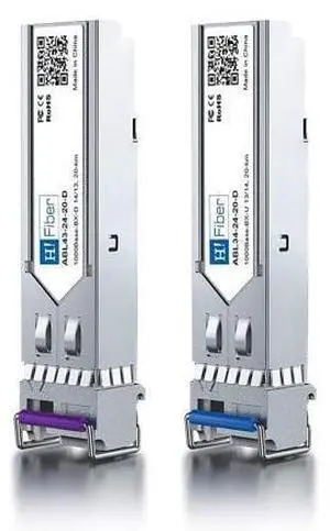 H!Fiber 1.25G SFP Bidi Transceiver, 1000Base-BIDI 11490nm/1310nm SMF, a Pair of Single Mode SFP Module, up to 20 km, for Cisco, Ubiquiti UniFi, Mikrotik, D-Link, Supermicro, Netgear and More H!Fiber 1.25G SFP Bidi Transceiver, 1000Base-BIDI 11490nm/1310nm SMF, a Pair of Single Mode SFP Module, up to 20 km, for Cisco, Ubiquiti UniFi, Mikrotik, D-Link, Supermicro, Netgear and More