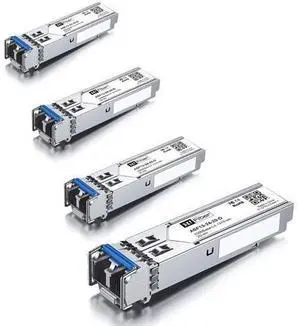 H!Fiber 4 Pack 1.25G Single Mode SFP LC Module, 1000Base-LX/LH Fiber Transceiver for Cisco GLC-LH-SMD, Meraki, Ubiquit UniFi, TP-Link, Fortinet, Intel, Netgear, Mikrotik and More (SMF,1310nm,20km,DDM) H!Fiber 4 Pack 1.25G Single Mode SFP LC Module, 1000Base-LX/LH Fiber Transceiver for Cisco GLC-LH-SMD, Meraki, Ubiquit UniFi, TP-Link, Fortinet, Intel, Netgear, Mikrotik and More (SMF,1310nm,20km,DDM)