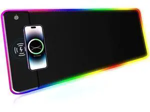 RGB Gaming Mouse Pad 10W, LED Mouse Mat 31.5×11.8×0.15in, 10 Light Modes Extra Large Mousepad Non-Slip Rubber Base Computer Keyboard Mat for Gaming, MacBook, PC, Laptop, Desk RGB Gaming Mouse Pad 10W, LED Mouse Mat 31.5×11.8×0.15in, 10 Light Modes Extra Large Mousepad Non-Slip Rubber Base Computer Keyboard Mat for Gaming, MacBook, PC, Laptop, Desk