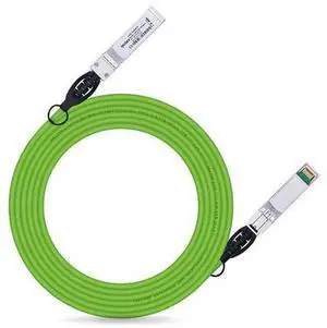Colored 10G SFP+ Twinax Cable, Direct Attach Copper(DAC) Passive Cable, 4m (13.12ft) in Green, for Cisco SFP-H10GB-CU4M, Meraki, Ubiquiti, Mikrotik, Intel, Fortinet, Netgear, D-Link, Supermicro Colored 10G SFP+ Twinax Cable, Direct Attach Copper(DAC) Passive Cable, 4m (13.12ft) in Green, for Cisco SFP-H10GB-CU4M, Meraki, Ubiquiti, Mikrotik, Intel, Fortinet, Netgear, D-Link, Supermicro