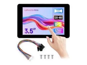 3.5inch Capacitive Touch Display, Compatible with Raspberry Pi 5/4B/3B, Pi Pico, IPS Panel, 320×480, 5-Point Touch, Immersion Gold Process, Toughened Glass Panel 3.5inch Capacitive Touch Display, Compatible with Raspberry Pi 5/4B/3B, Pi Pico, IPS Panel, 320×480, 5-Point Touch, Immersion Gold Process, Toughened Glass Panel
