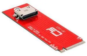 Oculink SFF-8612/8611 to PCI-E 4.0 NVME M.2 M-Key Host Adapter Support 2230/2260MM for U.2 SSD & eGPU Oculink SFF-8612/8611 to PCI-E 4.0 NVME M.2 M-Key Host Adapter Support 2230/2260MM for U.2 SSD & eGPU