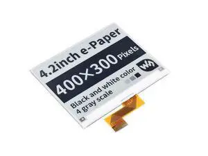 4.2inch E-Ink Raw Display Compatible with Raspberry Pi 4B/3B+/3B/2B/B+/A+/Zero/Zero W/WH/Zero 2W Series Boards 400x300 Resolution with SPI Interface Without PCB 4.2inch E-Ink Raw Display Compatible with Raspberry Pi 4B/3B+/3B/2B/B+/A+/Zero/Zero W/WH/Zero 2W Series Boards 400x300 Resolution with SPI Interface Without PCB