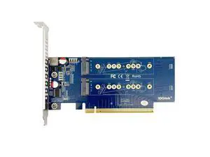4-Port PCIe 3.0 x16 NVMe M.2 SSD Adapter Card M-Key, Quad M.2 2280 SSD Expansion, Backward Compatible with PCIe 2.0/1.0, Requires BIOS Bifurcation 4-Port PCIe 3.0 x16 NVMe M.2 SSD Adapter Card M-Key, Quad M.2 2280 SSD Expansion, Backward Compatible with PCIe 2.0/1.0, Requires BIOS Bifurcation