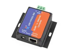 Single Port Serial Server RS232 RS485 RS422 Serial to Ethernet Converter DC 5V Transparent Transmission Between RS232/RS485/RS422 Ethernet Serial Data Communication Device (TCP232-304 RS485 Port) Single Port Serial Server RS232 RS485 RS422 Serial to Ethernet Converter DC 5V Transparent Transmission Between RS232/RS485/RS422 Ethernet Serial Data Communication Device (TCP232-304 RS485 Port)