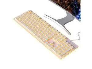 Pro Mechanical Gaming Keyboard, Mechanical Keyswitches, Key RGB Backlighting Yellow Pro Mechanical Gaming Keyboard, Mechanical Keyswitches, Key RGB Backlighting Yellow