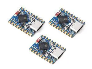 3PCS ESP32-S3 Mini Development Board, Based On ESP32-S3FH4R2, Onboard Multi-Function GPIO Pins, Dual-Core Processor, 240MHz Running Frequency, 2.4GHz Wi-Fi & BLE 5 3PCS ESP32-S3 Mini Development Board, Based On ESP32-S3FH4R2, Onboard Multi-Function GPIO Pins, Dual-Core Processor, 240MHz Running Frequency, 2.4GHz Wi-Fi & BLE 5