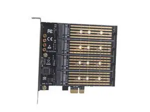 M2 NGFF M Key B-Key SSD Adapter Card M.2 to PCI-E 3.0 X4 High Speed Expansion Card 1/2/4 Bay SATA Adapter for 2230-22110 SSD Conversion Card (SA3034M) M2 NGFF M Key B-Key SSD Adapter Card M.2 to PCI-E 3.0 X4 High Speed Expansion Card 1/2/4 Bay SATA Adapter for 2230-22110 SSD Conversion Card (SA3034M)