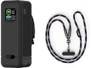 Silicone Case with Phone Lanyard Crossbody for 240W Charging Cable Compatible with Anker Prime Power Bank 27,650mAh 250W Silicone Case with Phone Lanyard Crossbody for 240W Charging Cable Compatible with Anker Prime Power Bank 27,650mAh 250W
