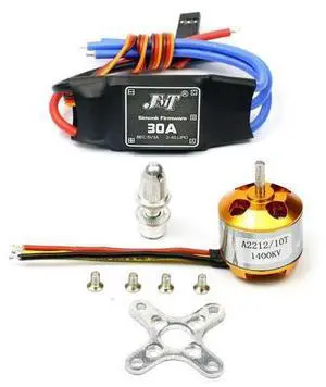A2212 1400kv Brushless Outrunner Motor 10t+ 30a Speed Controller ESC,Rc Aircraft Kk Quadcopter UFO (1 Pack) A2212 1400kv Brushless Outrunner Motor 10t+ 30a Speed Controller ESC,Rc Aircraft Kk Quadcopter UFO (1 Pack)
