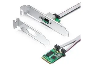 H!Fiber M.2 A+E Key 2.5G Ethernet Network Card, Realtek RTL8125 Controller, 10/100/1000/2500 Mbps Single RJ45 Port, PCIe X1, with 0.18m(0.59ft) Cable, 2.5 Gigabit NIC for Windows/Windows Server/Linux H!Fiber M.2 A+E Key 2.5G Ethernet Network Card, Realtek RTL8125 Controller, 10/100/1000/2500 Mbps Single RJ45 Port, PCIe X1, with 0.18m(0.59ft) Cable, 2.5 Gigabit NIC for Windows/Windows Server/Linux