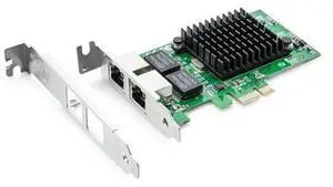 Gigabit Dual NIC with Intel 82576 Chip, 1Gb Network Card Compare to Intel E1G42ET NIC, 2 RJ45 Ports, PCI Express 2.1 X1, Ethernet Card with Low Profile for Windows/Windows Server/Linux Gigabit Dual NIC with Intel 82576 Chip, 1Gb Network Card Compare to Intel E1G42ET NIC, 2 RJ45 Ports, PCI Express 2.1 X1, Ethernet Card with Low Profile for Windows/Windows Server/Linux