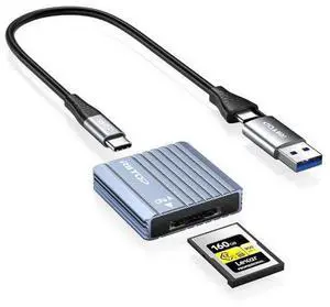 CFexpress Type A Card Reader USB 3.2 Gen 2 10Gbps CF Express Type A Memory Card Adapter CFexpress Type A Card Reader USB 3.2 Gen 2 10Gbps CF Express Type A Memory Card Adapter