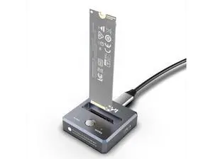 M.2 SSD Reader 10Gbps with Write Protection Compatible with NVMe/SATA to USB-C PCIe SSD Docking Station (NVMe/SATA Dual Protocol) M.2 SSD Reader 10Gbps with Write Protection Compatible with NVMe/SATA to USB-C PCIe SSD Docking Station (NVMe/SATA Dual Protocol)