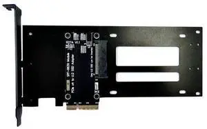 ADT-R27 PCIe 5.0 4.0 x4 to U.2/U.3/E1.S/E3.S Hard Disk Adapter 128Gbps/64Gbps with Bracket Compatible with EDSFF Hard Disk Drive (R27B for U.3) ADT-R27 PCIe 5.0 4.0 x4 to U.2/U.3/E1.S/E3.S Hard Disk Adapter 128Gbps/64Gbps with Bracket Compatible with EDSFF Hard Disk Drive (R27B for U.3)