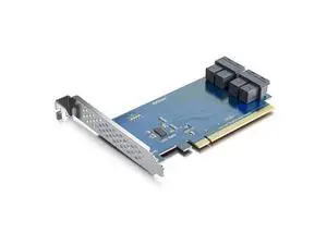 PCIe to SFF-8643 Adapter for U.2 NVMe SSD, PCIe 3.0 X16, Quad SFF-8643 Ports, SAS Adapter Card Support Windows 10/2016/2019, VMware ESXi 6/7, Linux 18/20/21, REHL/Cent0S 7/8 and More PCIe to SFF-8643 Adapter for U.2 NVMe SSD, PCIe 3.0 X16, Quad SFF-8643 Ports, SAS Adapter Card Support Windows 10/2016/2019, VMware ESXi 6/7, Linux 18/20/21, REHL/Cent0S 7/8 and More