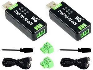 2PCS Industrial USB to RS485 Bidirectional Converter Adapter Board with Original FT232RNL and SP485EEN Chip Fast Communication up to 1.2km Transmission Distance Embed Protection Circuits 2PCS Industrial USB to RS485 Bidirectional Converter Adapter Board with Original FT232RNL and SP485EEN Chip Fast Communication up to 1.2km Transmission Distance Embed Protection Circuits